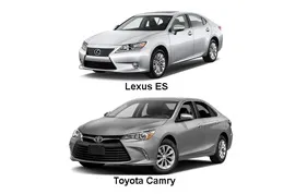 Чим відрізняється toyota camry від lexus es, в чому різниця
