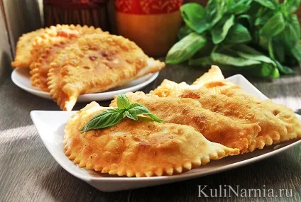 Чебуреки рецепт з фото покроковий