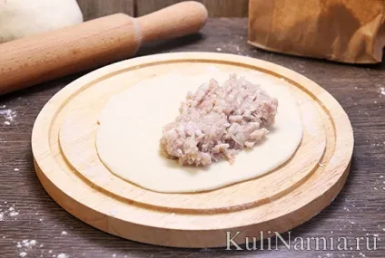 Чебуреки рецепт з фото покроковий