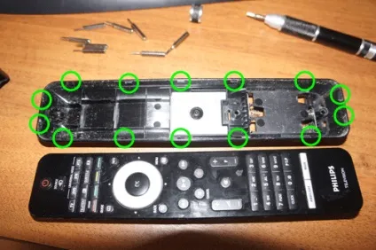 Чистка та доопрацювання пульта philips rc4492 (rc4492) Чистка та доопрацювання пульта philips rc4492
