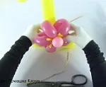 Цифра 1 одиниця з довгих кульок ШДМ своїми руками twisting balloon number 1, дитячі свята (одиниця) Цифра 1 одиниця з довгих кульок ШДМ своїми руками twisting balloon number 1, дитячі свята
