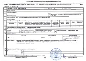 Що важливо знати про кадастрову виписку про земельну ділянку (перевірити кадастровий номер земельної ділянки) Що важливо знати про кадастрову виписку про земельну ділянку