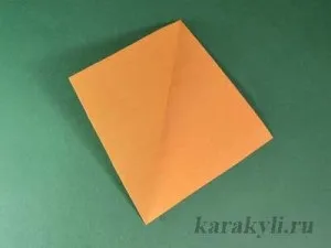 Курча - орігамі з паперу для дітей 4-5 років, каракулі