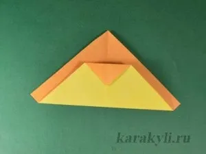 Курча - орігамі з паперу для дітей 4-5 років, каракулі