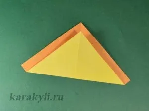 Курча - орігамі з паперу для дітей 4-5 років, каракулі