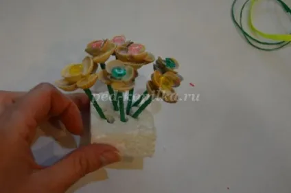 Квіти з черепашок своїми руками (квіти) Квіти з черепашок своїми руками