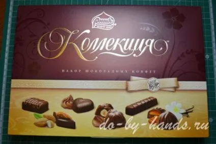 Декорування коробки цукерок своїми руками