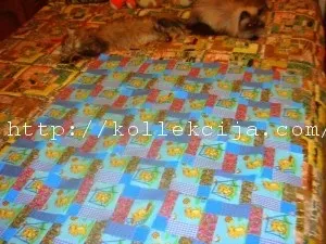 Дитяче ковдру з клаптиків