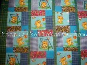 Дитяче ковдру з клаптиків