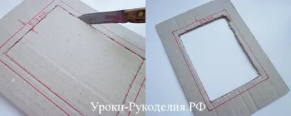 Дитяча рамка для фото з картону - уроки рукоділля (як зробити рамку своїми руками) Дитяча рамка для фото з картону - уроки рукоділля
