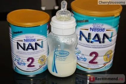 Дитяча молочна суміш nestle nan з 6 місяців - «суміш nan 1 і nan 2 в порівнянні (суміш) Дитяча молочна суміш nestle nan з 6 місяців - «суміш nan 1 і nan 2 в порівнянні