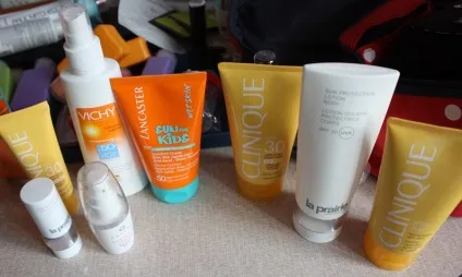 Довге оповідання про захист від сонця, відгуки на кошти clinique, la prairie, lancaster і інші, (спеціальні засоби) Довге оповідання про захист від сонця, відгуки на кошти clinique, la prairie, lancaster і інші,