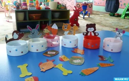 Дидактична гра для дітей 2-3 років «хто що їсть підбери кожній тварині його їжу» (повна вища освіта) Дидактична гра для дітей 2-3 років «хто що їсть підбери кожній тварині його їжу»
