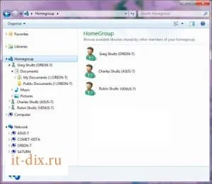 Домашня група windows 7 - створення та налаштування (windows 7) Домашня група windows 7 - створення та налаштування