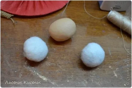 Домовичок з мішковини, капрону і котушок (мішковини) Домовичок з мішковини, капрону і котушок