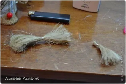 Домовичок з мішковини, капрону і котушок (блог) Домовичок з мішковини, капрону і котушок