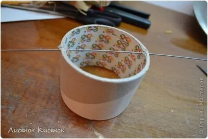 Домовичок з мішковини, капрону і котушок (домовичок) Домовичок з мішковини, капрону і котушок