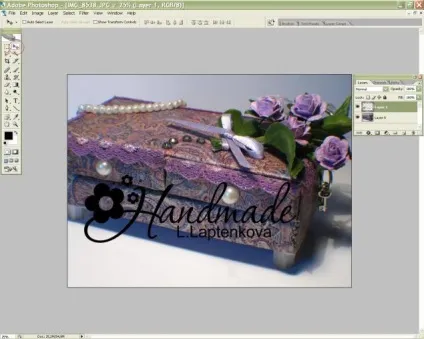 Додавання підпису в фотографії робіт - ярмарок майстрів - ручна робота, handmade (photoshop) Додавання підпису в фотографії робіт - ярмарок майстрів - ручна робота, handmade