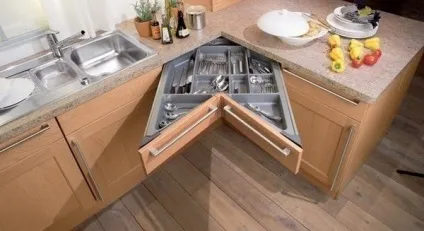 Варіанти використання простору на маленьких кухнях (простору) Варіанти використання простору на маленьких кухнях
