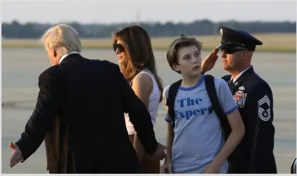 Весь в маму 11-річний син мелании трамп викликав справжній модний фурор всього через одну річ (всього) Весь в маму 11-річний син мелании трамп викликав справжній модний фурор всього через одну річ