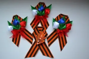 Георгіївська стрічка канзаші своїми руками (фото)