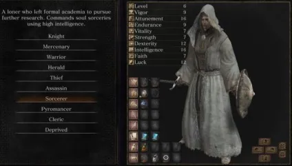 Гайд по класах dark souls 3 ассасін, чарівник, піромантія, клірик і жебрак