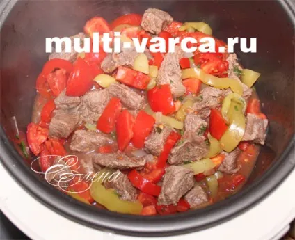 Яловичина з помідорами в мультиварці (помідорами) Яловичина з помідорами в мультиварці