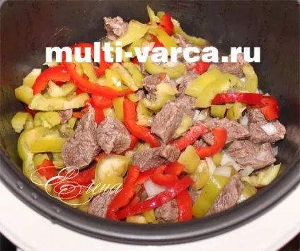 Яловичина з помідорами в мультиварці (помідори) Яловичина з помідорами в мультиварці