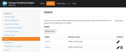 Інструкція по роботі з wowza streaming engine 4 сервером - it і мультимедіа