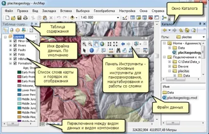 Використання фреймів даних - довідка, arcgis for desktop (arcgis) Використання фреймів даних - довідка, arcgis for desktop