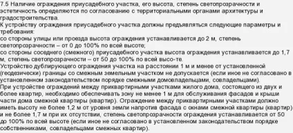 Яка допустима висота глухого забору (паркан) Яка допустима висота глухого забору