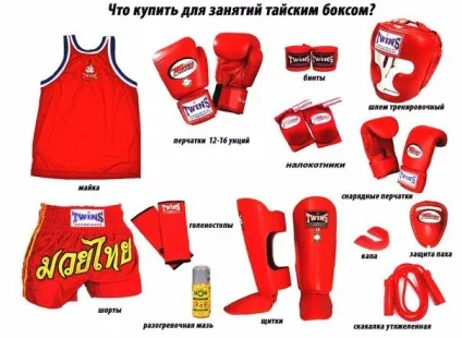 Яка екіпірування для тайського боксу потрібна новачкові (потрібна) Яка екіпірування для тайського боксу потрібна новачкові