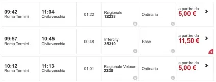 Як дістатися до порту Сівітавеккіа з Риму, аеропорту Фьюмічіно на поїзді, таксі (Фьюмічіно) Як дістатися до порту Сівітавеккіа з Риму, аеропорту Фьюмічіно на поїзді, таксі