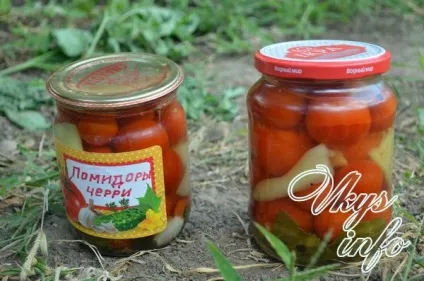 Як маринувати помідори черрі на зиму - 2 рецепта з фото (сіль) Як маринувати помідори черрі на зиму - 2 рецепта з фото
