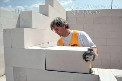 Як класти газосиликатні блоки - укладання газосилікатних блоків (блоки) Як класти газосиликатні блоки - укладання газосилікатних блоків