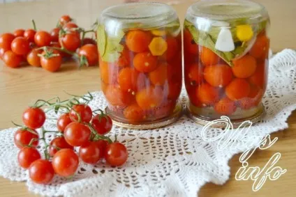 Як маринувати помідори черрі на зиму - 2 рецепта з фото (сіль) Як маринувати помідори черрі на зиму - 2 рецепта з фото