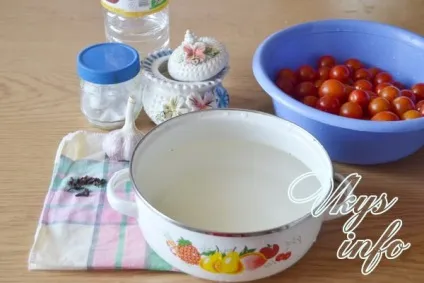 Як маринувати помідори черрі на зиму - 2 рецепта з фото (сіль) Як маринувати помідори черрі на зиму - 2 рецепта з фото