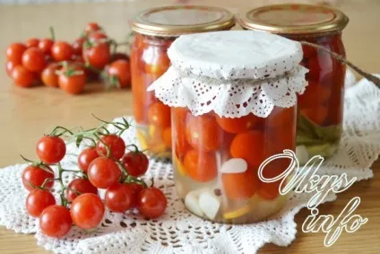 Як маринувати помідори черрі на зиму - 2 рецепта з фото (зиму) Як маринувати помідори черрі на зиму - 2 рецепта з фото