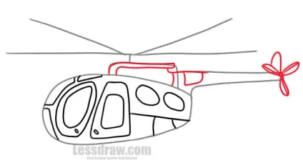 Як намалювати вертоліт дитині, lessdraw (намалювати) Як намалювати вертоліт дитині, lessdraw