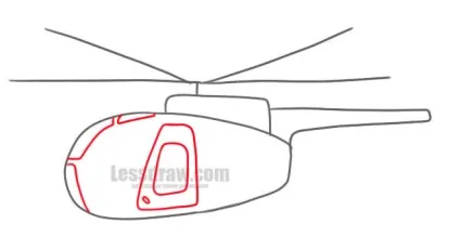 Як намалювати вертоліт дитині, lessdraw (lessdraw) Як намалювати вертоліт дитині, lessdraw