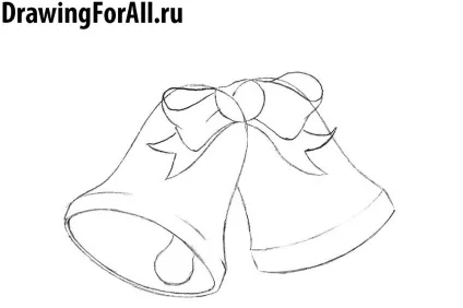 Як намалювати різдвяні дзвіночки (дзвіночки) Як намалювати різдвяні дзвіночки