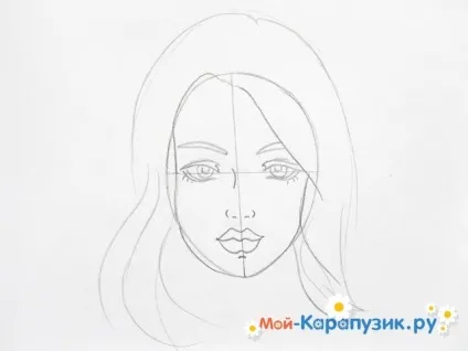 Як намалювати обличчя дівчини олівцем поетапно (олівцем) Як намалювати обличчя дівчини олівцем поетапно