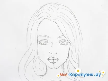 Як намалювати обличчя дівчини олівцем поетапно (олівцем) Як намалювати обличчя дівчини олівцем поетапно
