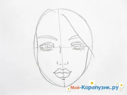 Як намалювати обличчя дівчини олівцем поетапно (олівцем) Як намалювати обличчя дівчини олівцем поетапно