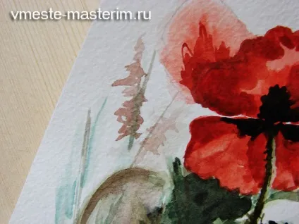 Як намалювати маки аквареллю (майстер-клас) (намалювати) Як намалювати маки аквареллю (майстер-клас)