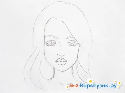 Як намалювати обличчя дівчини олівцем поетапно (олівцем) Як намалювати обличчя дівчини олівцем поетапно