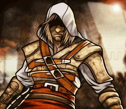 Як намалювати ассасина кріда 4 (Assassin Creed Вікіпедія) Як намалювати ассасина кріда 4