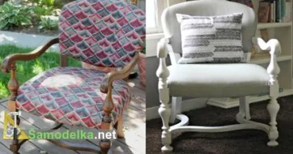 Як оновити крісло - фарбування разом з оббивкою (саморобний крісло) Як оновити крісло - фарбування разом з оббивкою