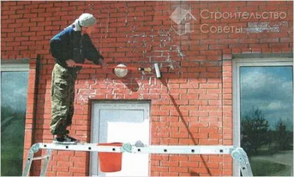 Як очистити цегла від розчину - очищаємо сліди розчину з цегли