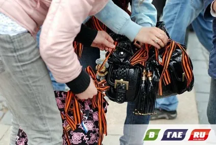 Як носити георгіївську стрічку (частинам) Як носити георгіївську стрічку